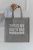 Джутовая сумка "This is my green bag" светло-серый